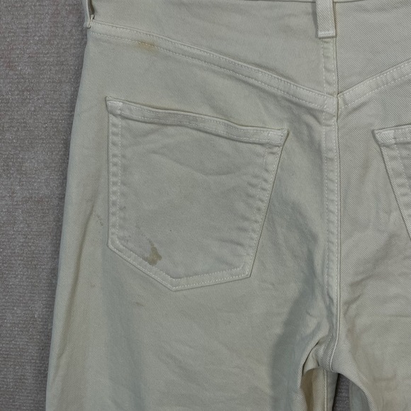 A.Y.R The Beat Barrel Leg Jeans in‎ Ecru Project Piece Read Description Size 25 - Picture 4 of 7